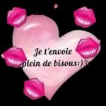je t'envoie plein de bisous