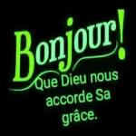 Bonjour! Que Dieu nous accorde Sa grâce.