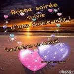 Bonne soirée Douce nuit Gros bisous A demain