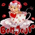 Bjr, je t'aime très fort