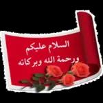 السلام علیکمورحمة الله وبركاته