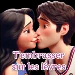 embrasser sur les lèvres