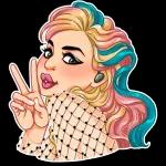 Lady Gaga stickers