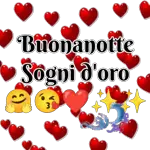 Buonanotte，con tanti cuori