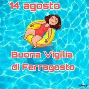 14 agosto Marakita Buona Vigilia di Ferragosto - getsticker.com
