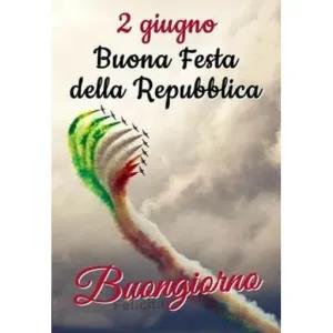 2 giugno Buona Festa della Repubblica  Buongiorno - getsticker.com