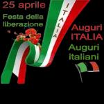 25 aprile Festa della liberazione ITALIA Auguri ITALIA Auguri italiani