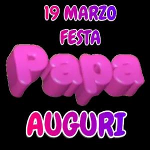 19 MARZO FESTA Papa AUGURI - getsticker.com