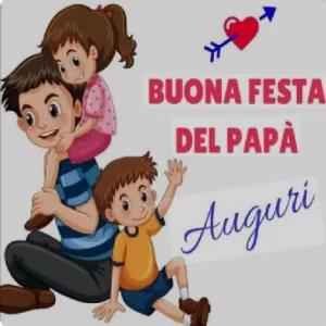BUONA FESTA DEL PAPÀ Auguri - getsticker.com