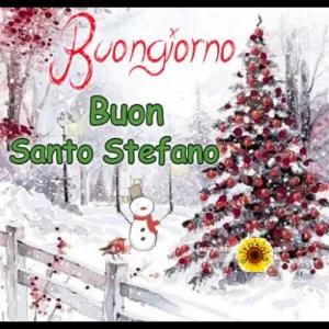 Buongiorno Buon Santo Stefano - getsticker.com
