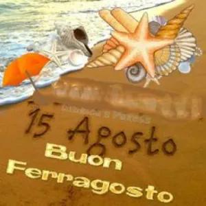 Kuzenda's Paress 15 Agosto Buon Ferragosto - getsticker.com