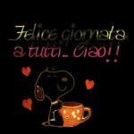 Felice giornata a tutti ,ciao