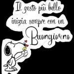 Il gesto più bello
inizia sempre con un
Buongiorno