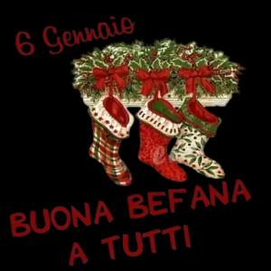 6 Gennaio BUONA BEFANA A TUTTI - getsticker.com