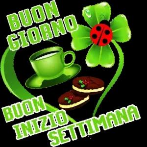 BUON GIORNO BUON INIZIO SETTIMANA - getsticker.com