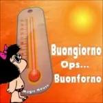 Sperando che il caldo ci da un po di tregua