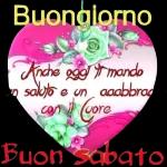 Buongiorno Anche oggi mando saluto e un can & Cuore Buon sabato an e un aaabbrac >