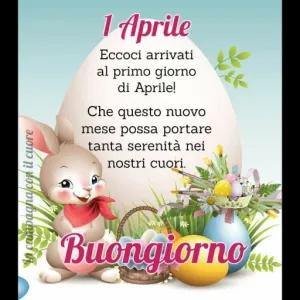 In campagna con il cuore 1 Aprile Eccoci arrivati al primo giorno di Aprile! Che questo nuovo mese possa portare tanta serenità nei nostri cuori. Buongiorno - getsticker.com
