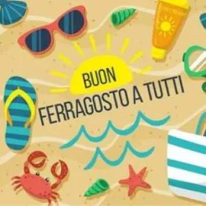 BUON FERRAGOSTO A TUTTI - getsticker.com