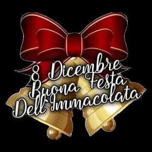 8 Dicembre Buona Festa Dell'Immacolata - getsticker.com