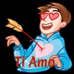 Buon san valentino la coppia
