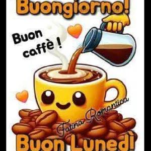 Buongiorno! Buon caffè! Buon Lunedì - getsticker.com