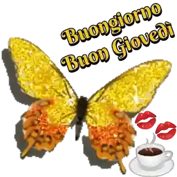 goditi un caffè e osserva le farfalle danzare