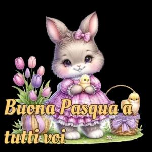 Buona Pasqua a tutti voi - getsticker.com