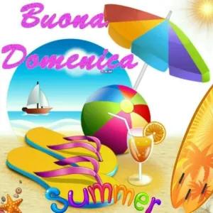 Buona Domenica Summer - getsticker.com