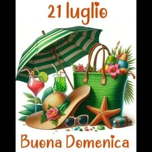 21 luglio Buona Domenica - getsticker.com