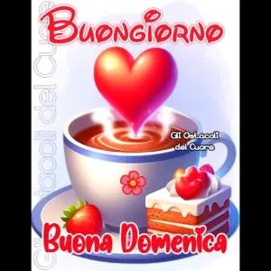 Buongiorno Gi Ostacoli del Cuore Buona Domenica - getsticker.com
