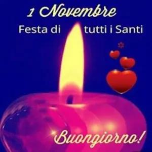 1 Novembre Festa di tutti i Santi Buongiorno! - getsticker.com