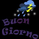 Anche con la pioggia... Buongiorno!