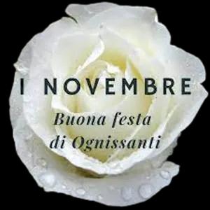NOVEMBRE Buona festa di Ognissanti - getsticker.com