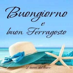 Buongiorno e buon Ferragosto I battiti del cuore - getsticker.com