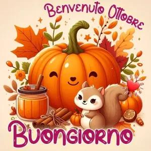 BENVENUTO Ottobre Buongiorn - getsticker.com