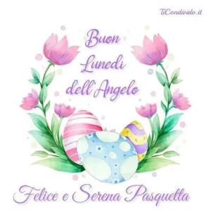 Buon Lunedì dell'Angelo Felice e Serena Pasquetta - getsticker.com