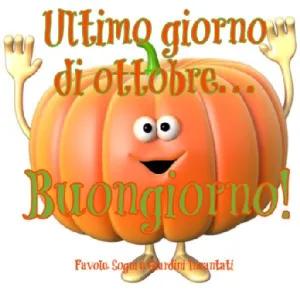 Ultimo giorno di ottobre... Buongiorno! - getsticker.com