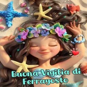 Buona Vigilia di Ferragosto - getsticker.com