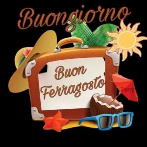 Buongiorno Buon Ferragosto - getsticker.com