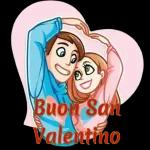 Buon san valentino la coppia