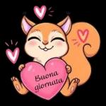 Buon Giornodue cuori a distanzaBaciBaci