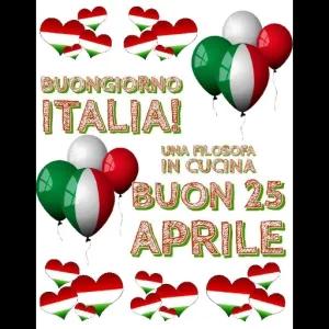 BUONGIORNO ITALIA! UNA FILOSOFA IN CUCINA BUON 25 APRILE - getsticker.com