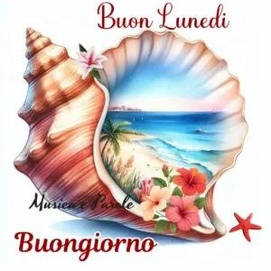 Buon Lunedi Musica e Parole Buongiorno - getsticker.com
