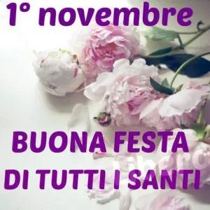 1° novembre. BUONA FESTA chero DI TUTTI I SANTI - getsticker.com