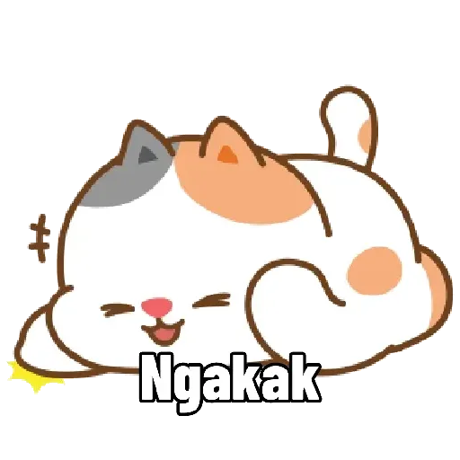 animasi kucing gemoy