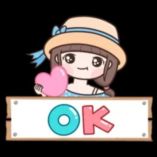 認真女孩♡每天都在用的貼圖♡