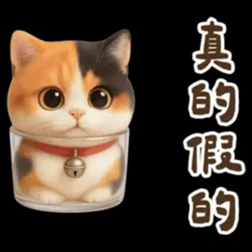 花貓可愛日常實用貼圖