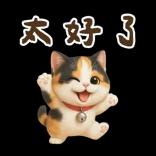 花貓可愛日常實用貼圖