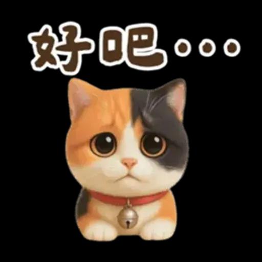 花貓可愛日常實用貼圖